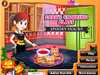 Игра Кухня Сары: Страшные сласти